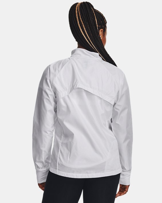 Women's UA Storm Insulated Run Hybrid Jacket, White, pdpMainDesktop image number 1